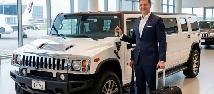Airport Car Service Bellevue with luxury limo airport pickup