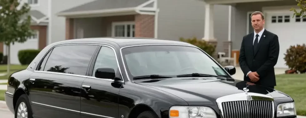 Black luxury car offering Limo Rentals Marysville